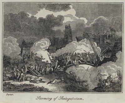 Storming of Seringapatam by English School