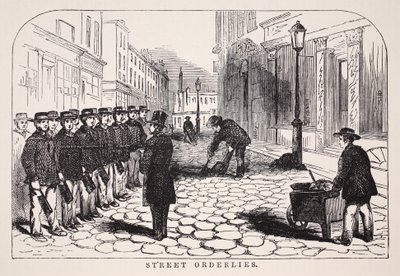Street Orderlies, illustration from London Labour and London Poor by Henry Mayhew, pub. 1862 by English School