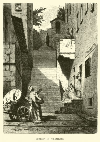 Street in Tremezzo by English School