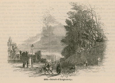 Suburb of Knightsbridge, London by English School