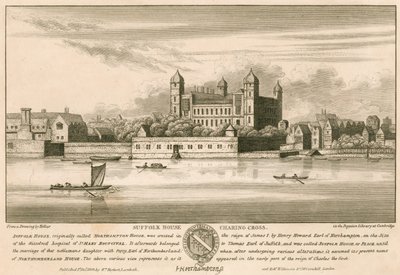 Suffolk House (later Northampton House and Northumberland House), Charing Cross, London by English School