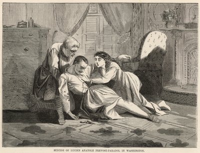 Suicide of Lucien Anatole Prevost-Paradol in Washington by English School