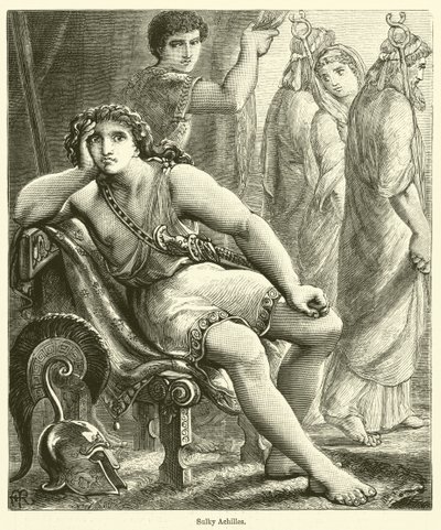 Sulky Achilles by English School