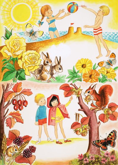 Summer and Autumn by English School