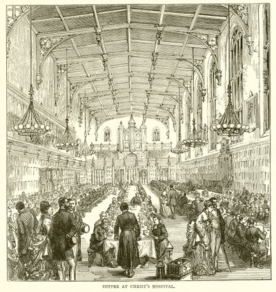 Supper at Christs Hospital by English School