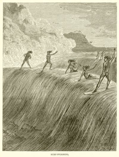 Surf-Swimming by English School