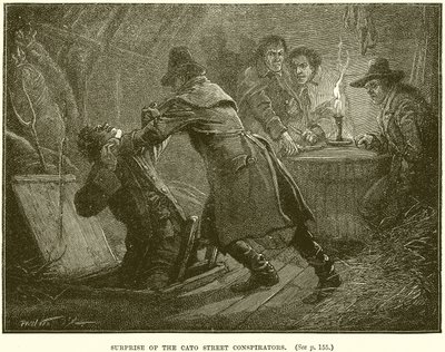 Surprise of the Cato Street Conspirators by English School