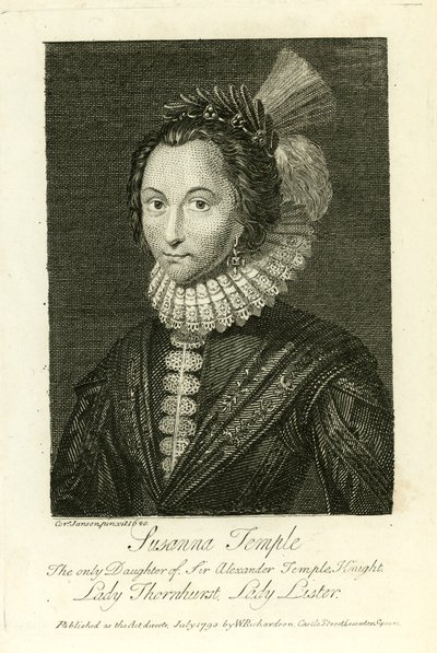 Susana Temple, Lady Thornhurst by English School