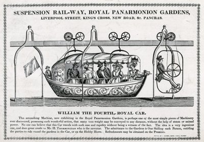 Suspension railway, Royal Panarmonion Gardens by English School