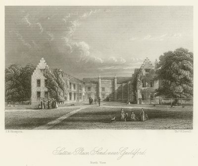Sutton Place, Send, near Guildford, North View by English School