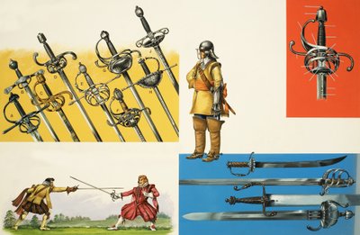 Swords montage by English School