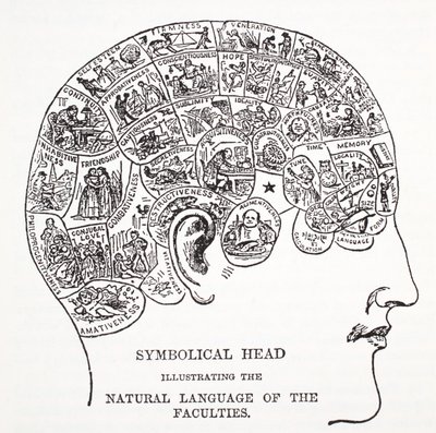 Symbolical Head Showing the Natural Language of the Faculties by English School