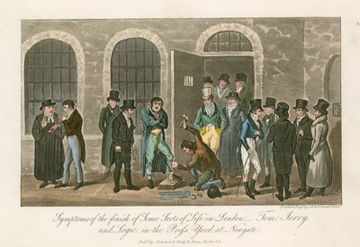 Symptoms of the Finish of Some Sorts of Life in London - Tom, Jerry and Logic in the Press Yard at Newgate Prison by English School