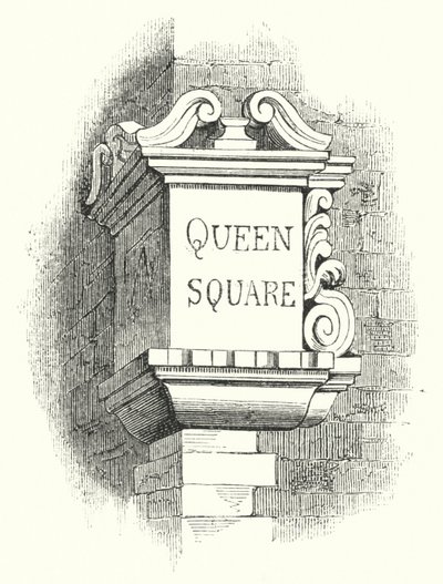 Tablets for Street-Corners, Queen Square by English School