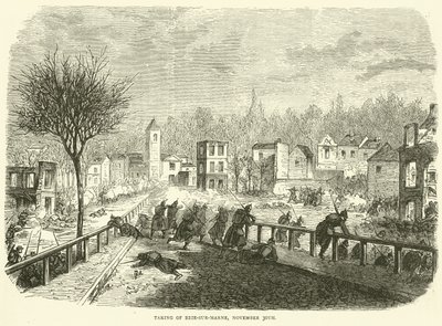 Taking of Brie-sur-Marne, 30 November, November 1870 by English School