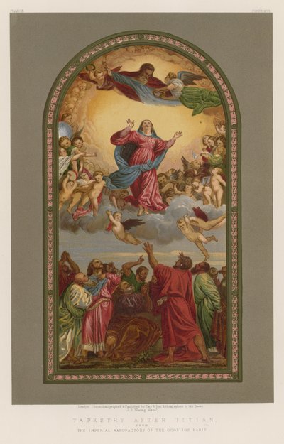Tapestry after Titian by English School