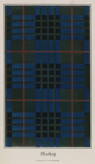 Tartan of Clan Mackay by English School