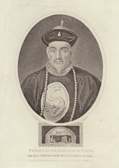 Qianlong, Emperor of China by English School