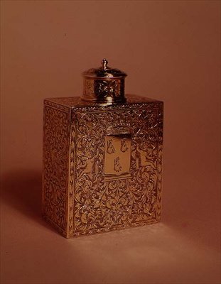 Tea Caddy, Decorated in the Style of Gribelin, c.1700 by English School