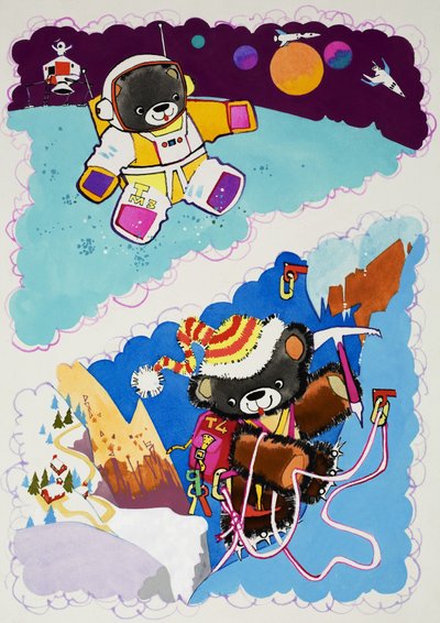 Teddies in Space and Climbing by English School
