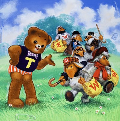 Teddy Bear (with hidden objects) by English School