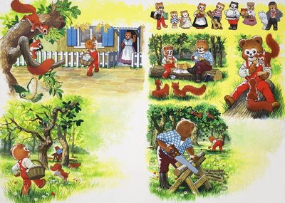 Teddy Bears by English School