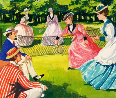 Tennis Was Always Popular Amongst Women by English School