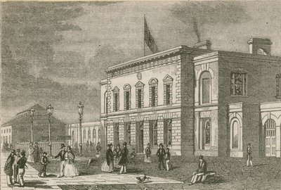 Terminus of the Blackwall Railway by English School