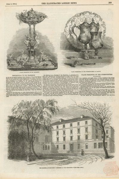 Testimonial to Dr. Harrison by English School