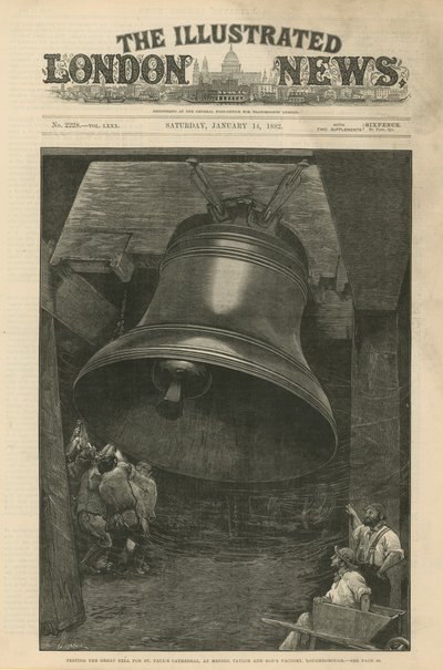 Testing of the Great Bell for St Paul