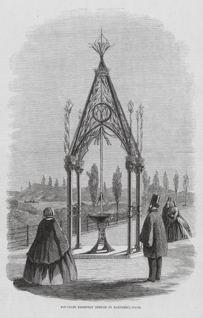 Teulon Fountain, Battersea Park, London, England by English School