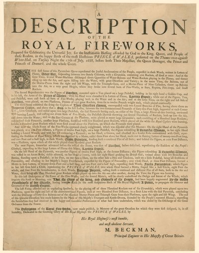 Thanksgiving for the Birth of James Edward, the Old Pretender, Born 10 June 1688 by English School
