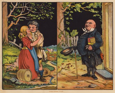 That Is The Man All Tattered And Torn; This Is The Priest All Shaven And Shorn by English School