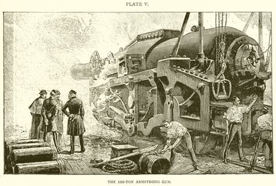 The 110-ton Armstrong Gun by English School