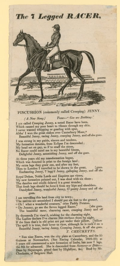 The 7 Legged Racer by English School