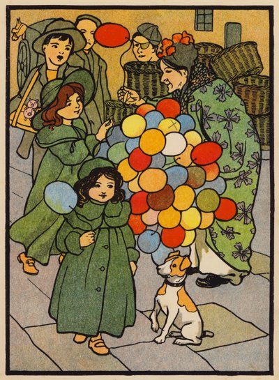 The Air-Ball Woman by English School
