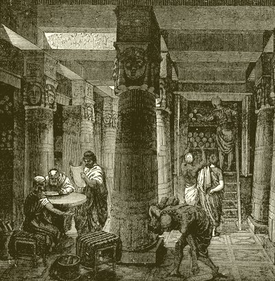 The Alexandrian Library by English School