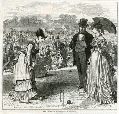 The All-England Croquet Club at Wimbledon by English School