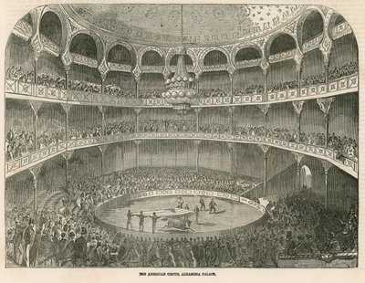 The American Circus at the Alhambra Palace (Alhambra Theatre), Leicester Square, London by English School