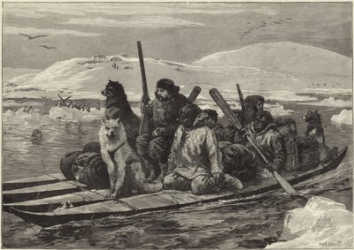 The American Franklin Search Expedition by English School
