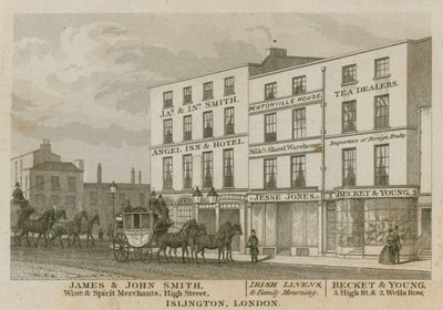 The Angel Inn, Islington by English School