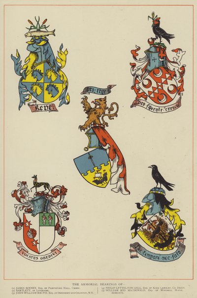 The Armorial Bearings by English School