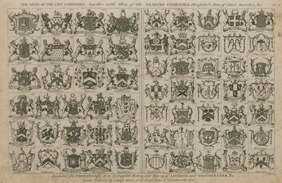The Arms of the City Companies by English School