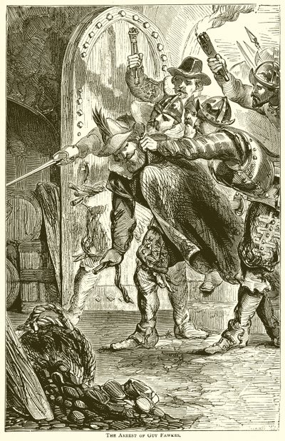 The Arrest of Guy Fawkes by English School