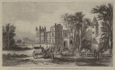 The Arrival of Her Majesty at Drayton Manor, the Seat of Sir Robert Peel, Baronet by English School