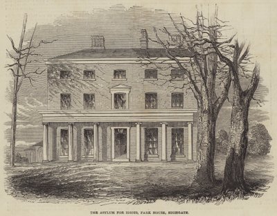 The Asylum for Idiots, Park House, Highgate by English School