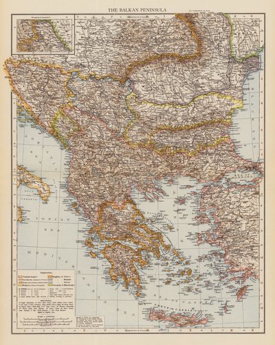 The Balkan Peninsula by English School