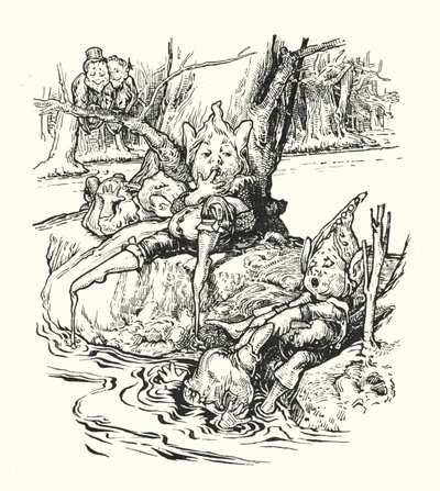 The Banks of Treacle River by English School