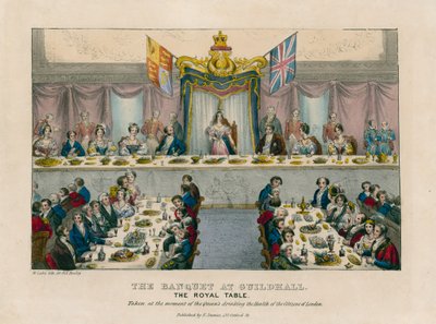 The Banquet at Guildhall by English School