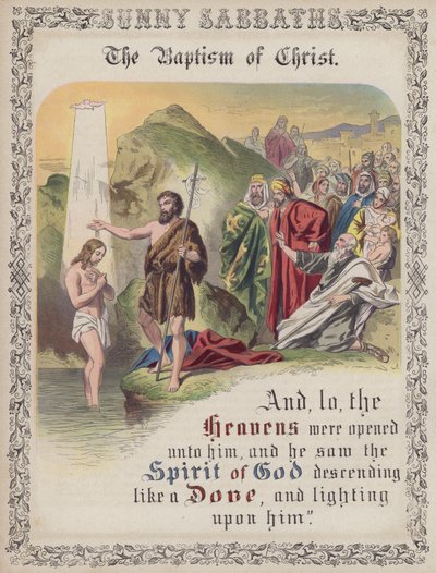 The Baptism of Christ by English School